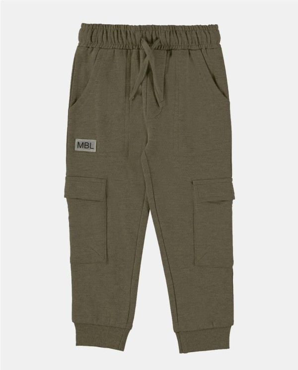 PANTALÓN FELPA BOLSILLOS CARGO