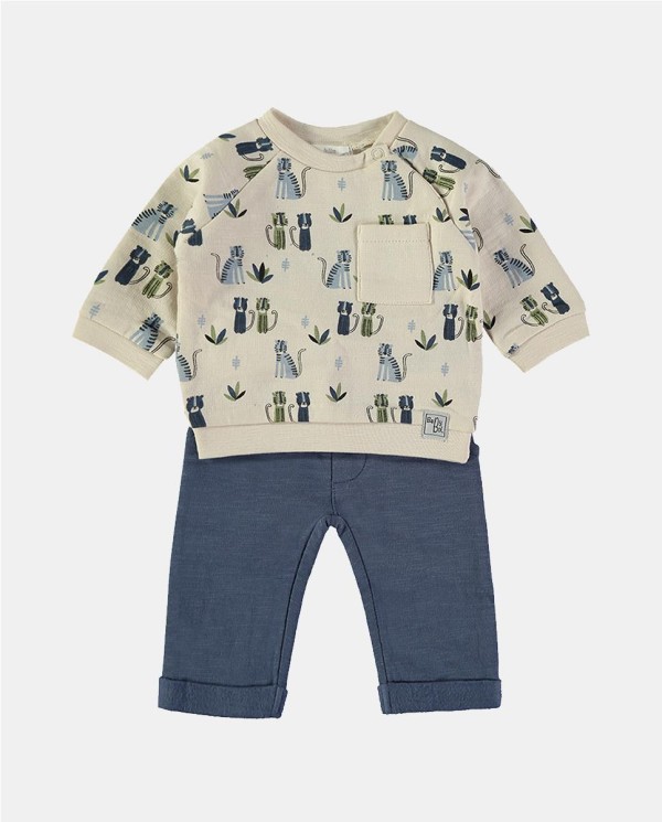 CONJUNTO FELPA GATITOS