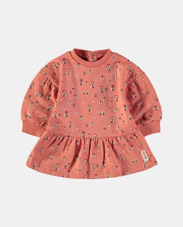 VESTIDO FELPA ESTAMPADO