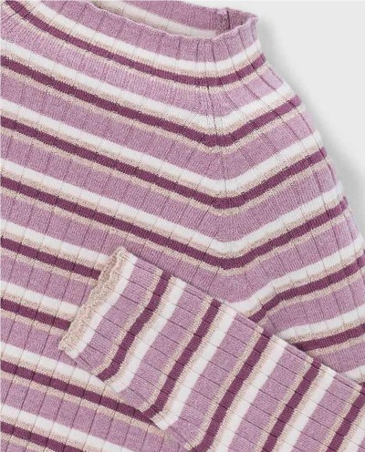SEMICISNE TRICOT CANALÉ