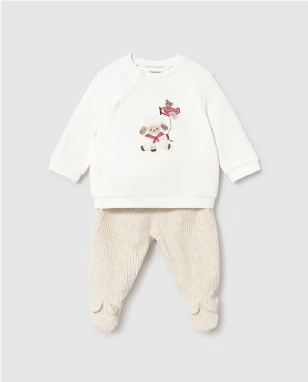 CONJUNTO POLAINA BORDADO