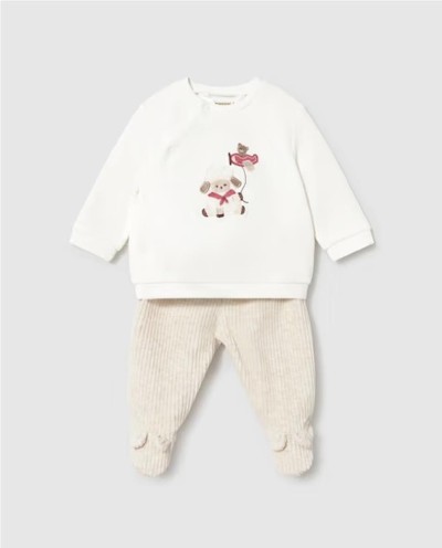 CONJUNTO POLAINA BORDADO