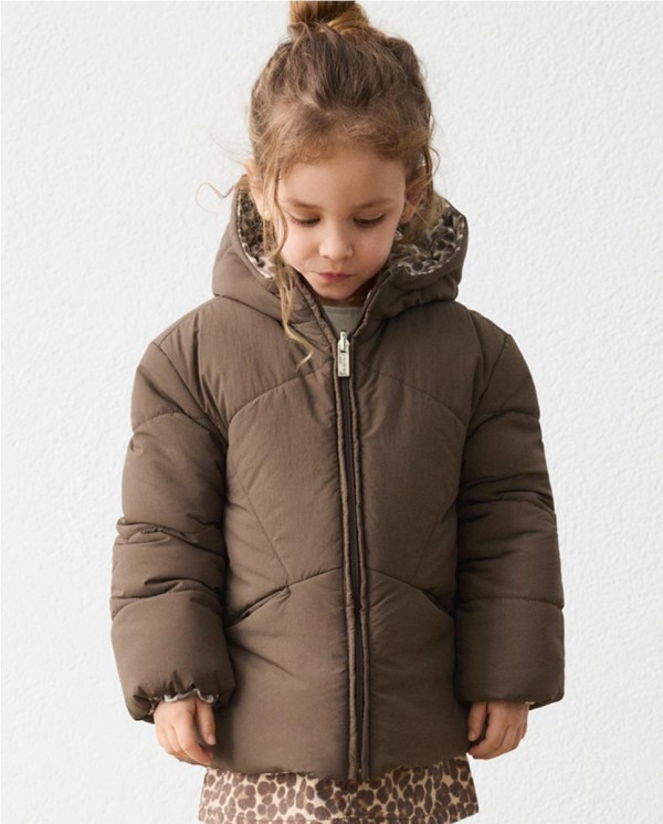 CHAQUETÓN REVERSIBLE ESTAMPADO