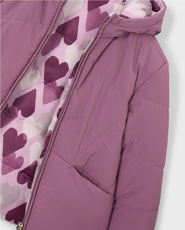 CHAQUETÓN REVERSIBLE ESTAMPADO