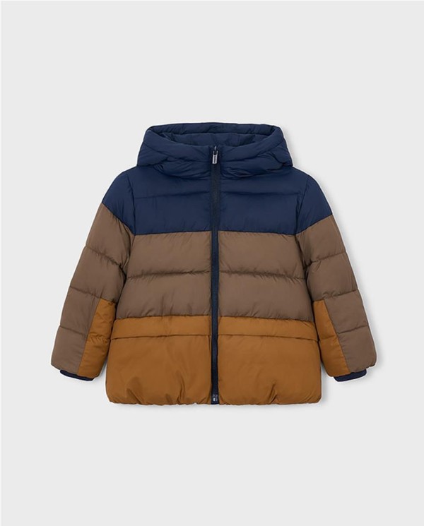 CHAQUETÓN COMBINADO BLOQUES