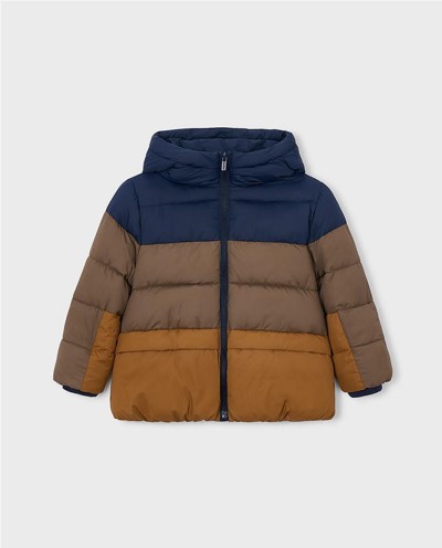 CHAQUETÓN COMBINADO BLOQUES