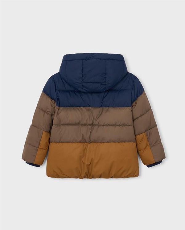 CHAQUETÓN COMBINADO BLOQUES