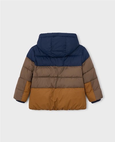 CHAQUETÓN COMBINADO BLOQUES