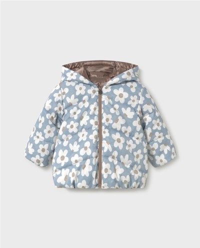 CHAQUETÓN REVERSIBLE FLORES
