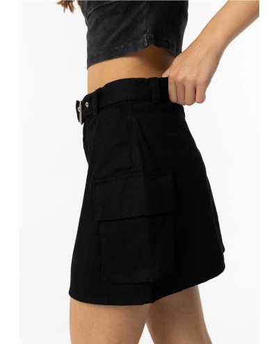 FALDA MINI CARGO CON CINTURÓN