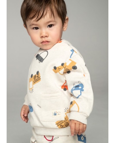 SUDADERA ESTAMPADA BEBÉ